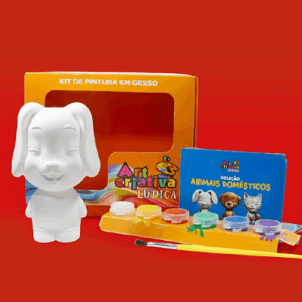 Kit de Pintura - Tico, o Coelhinho Saltitante