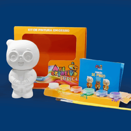 Kit de Pintura - Sr. Pingo, o Professor Sabe-Tudo