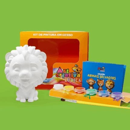 Kit de Pintura - Leonel, o Leãozinho Valente