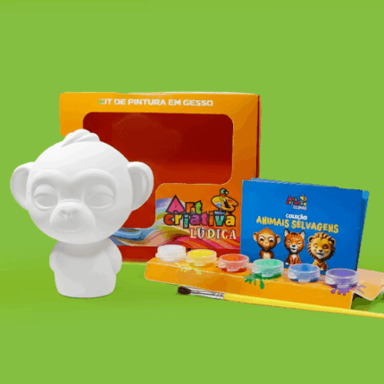 Kit de Pintura - Kiko, o Macaquinho Esperto
