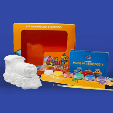 Kit de Pintura - Tutu, o Trenzinho Sorridente
